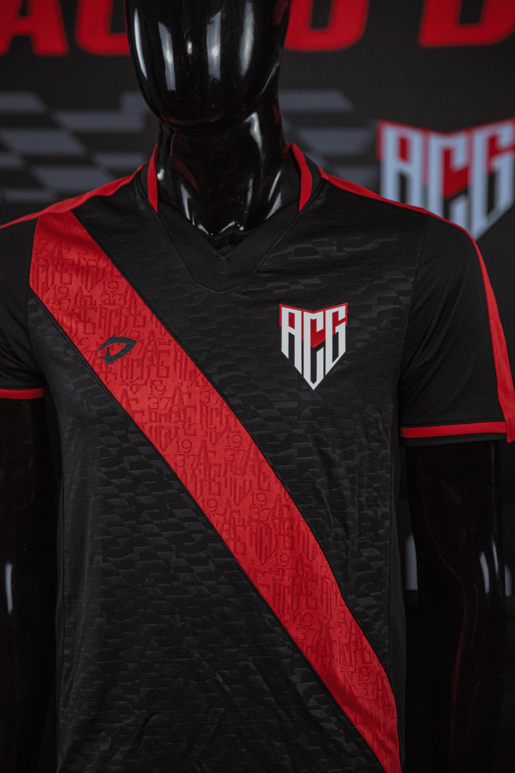 CAMISA OFICIAL MASCULINA PRETA ACG 2025