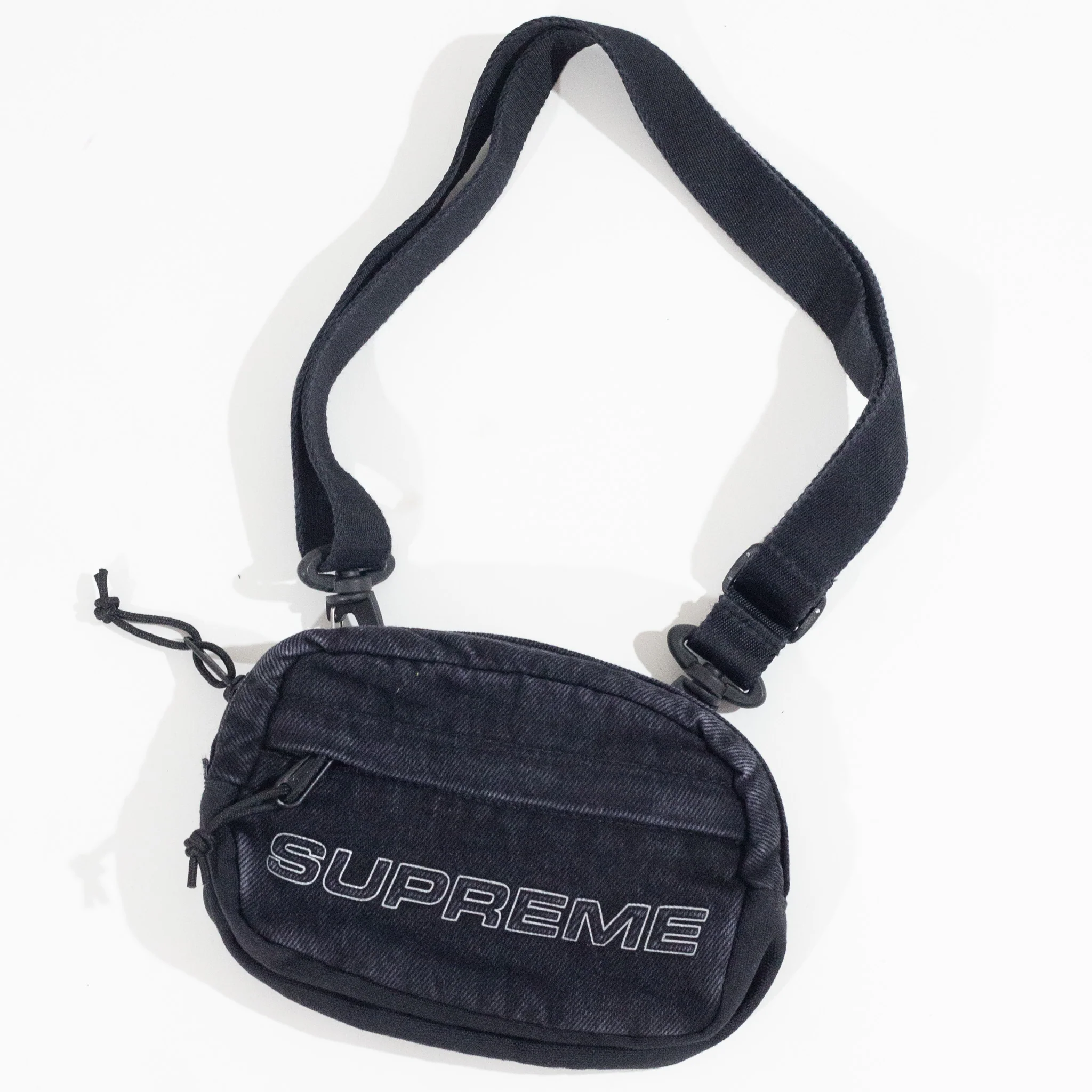 Mini Shoulder Bag Supreme Denim Preta