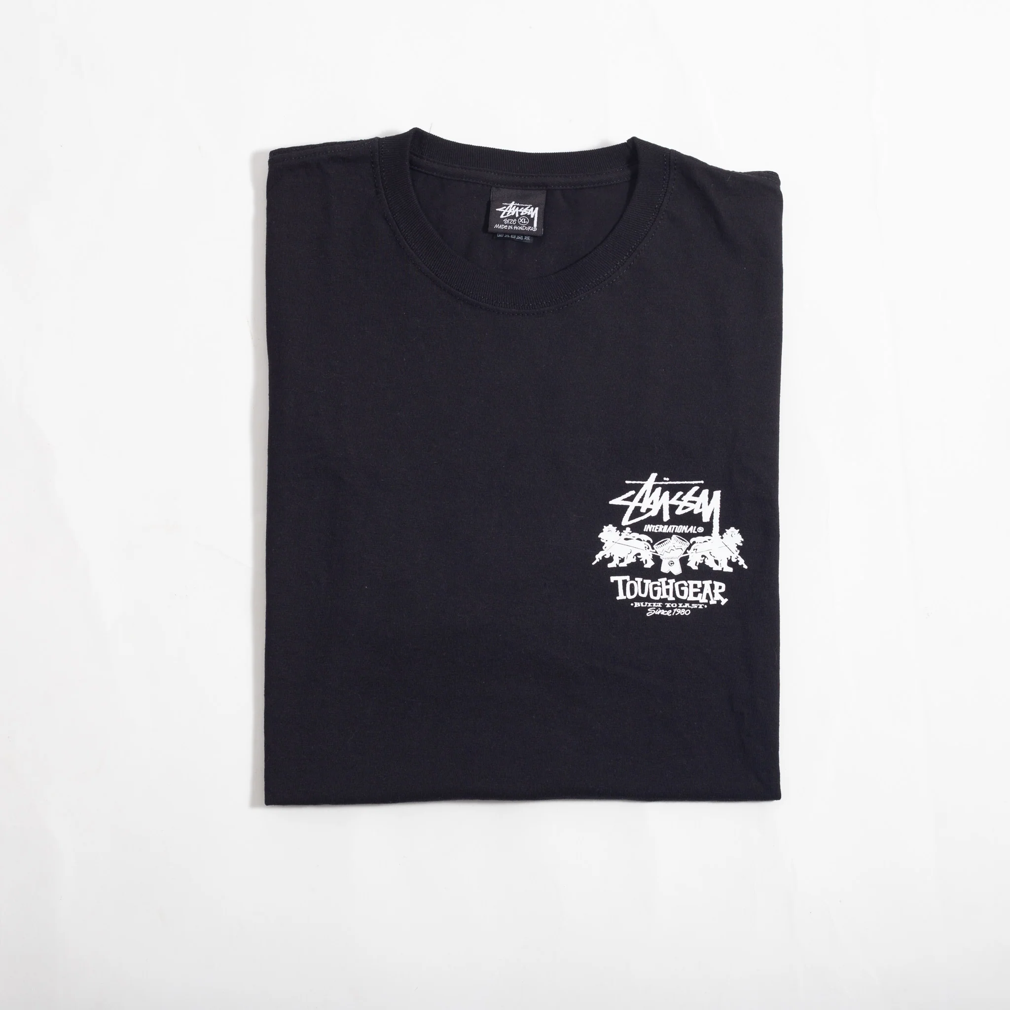 Camiseta Stussy Tough Gear Preta