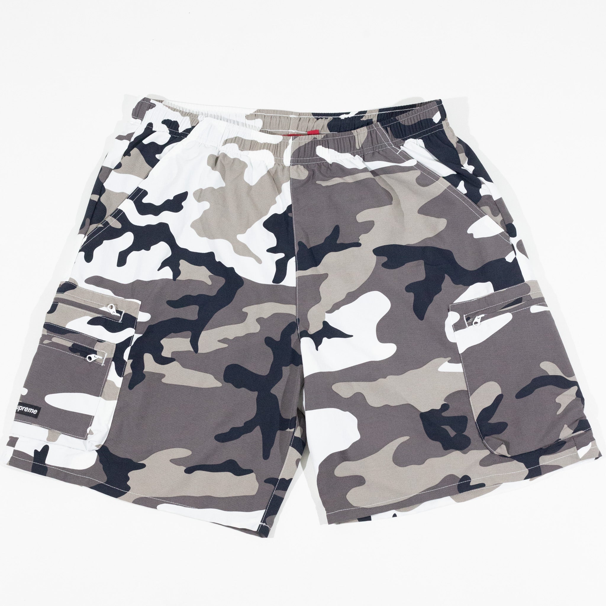 Bermuda Supreme Cargo Water Camo - Snow Camo