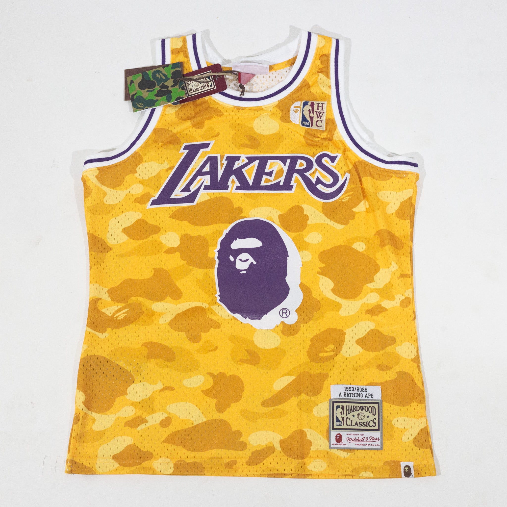 Regata BAPE x NBA x Mitchell & Ness - Lakers