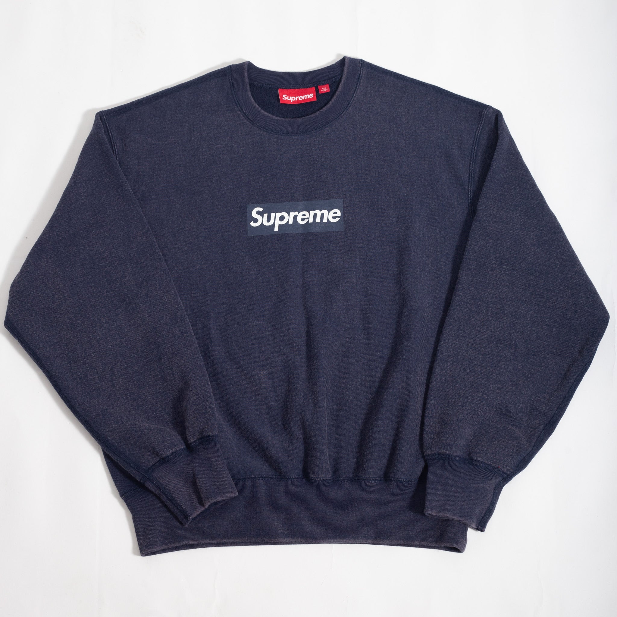 Crewneck Supreme Box Logo Azul
