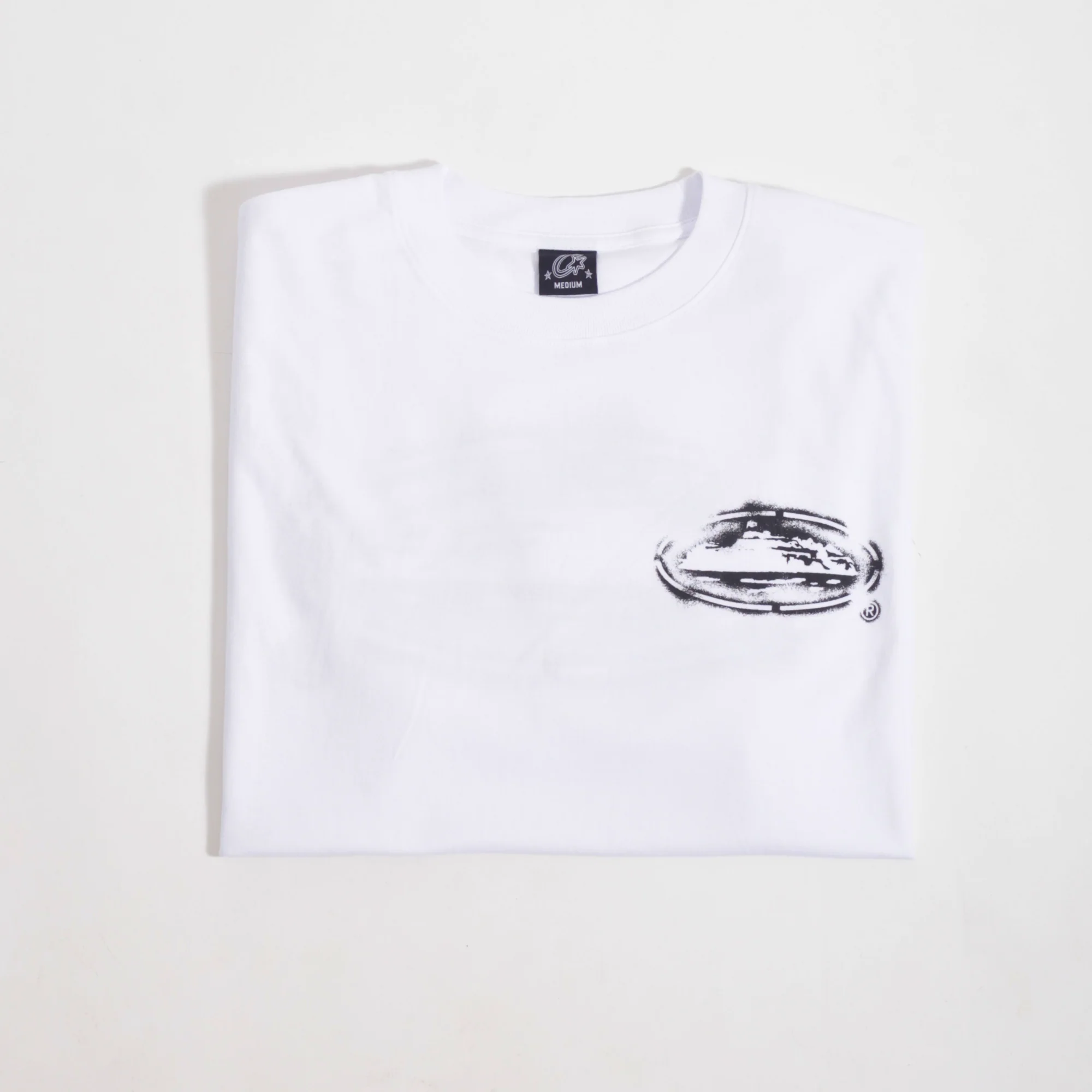 Camiseta Corteiz Branca Island Stencil