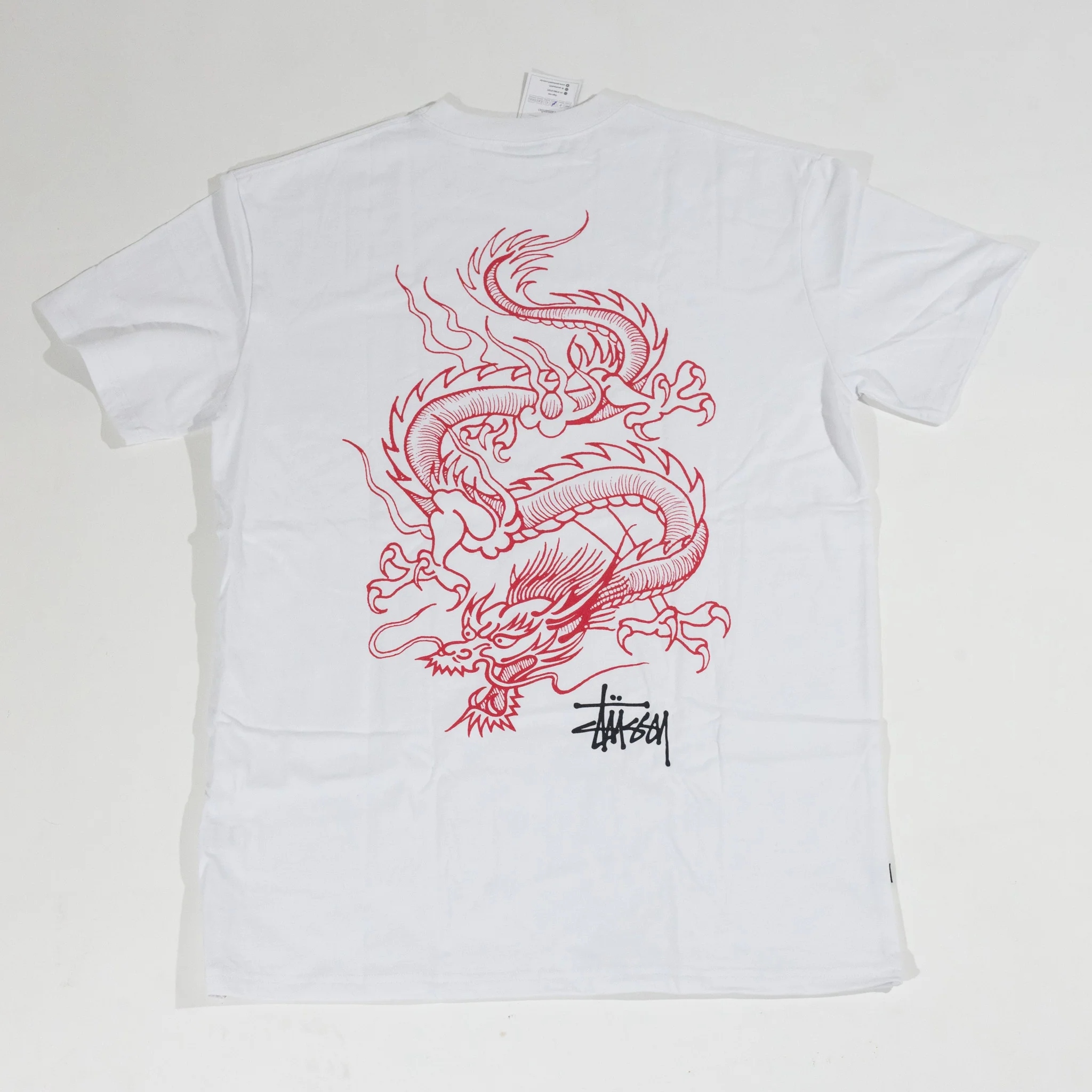 Camiseta Stussy 8Dragon Branca