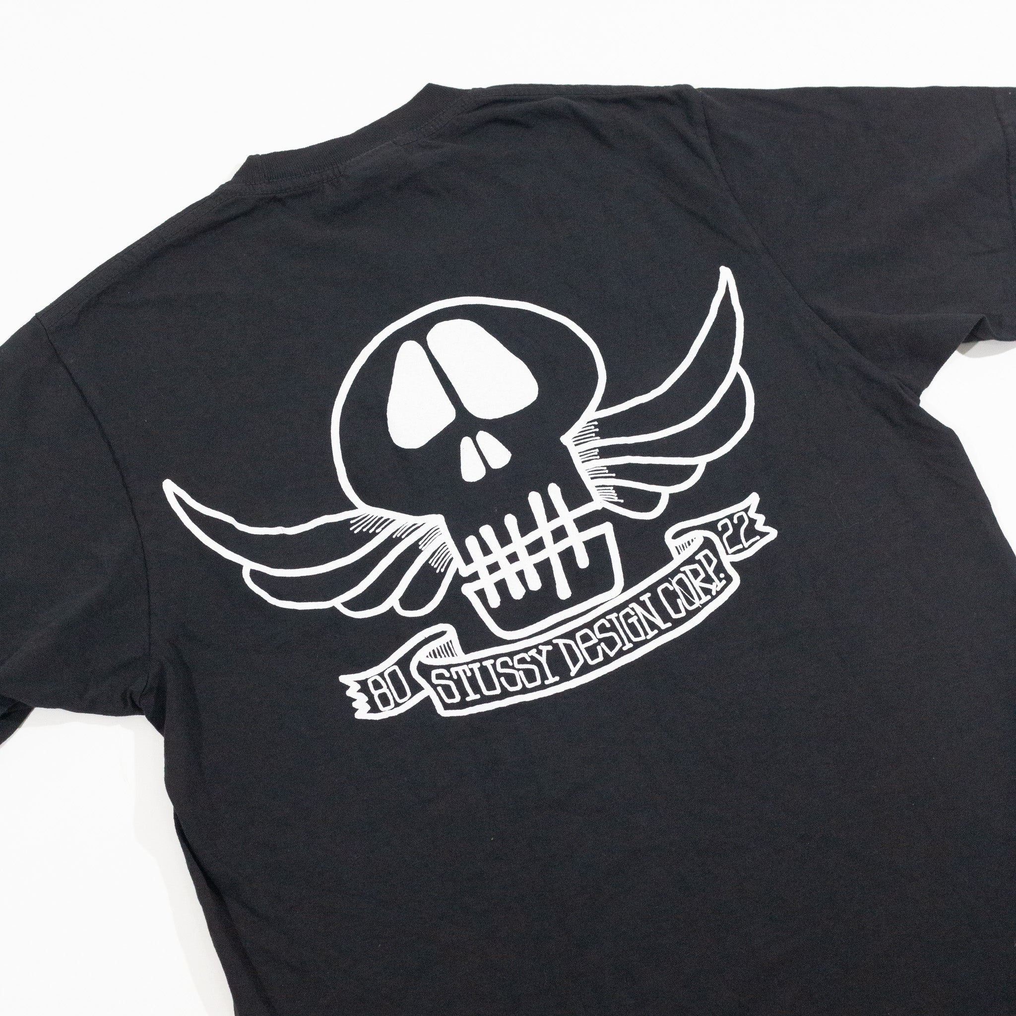 Camiseta Stussy Skull Wings Pig Dyed