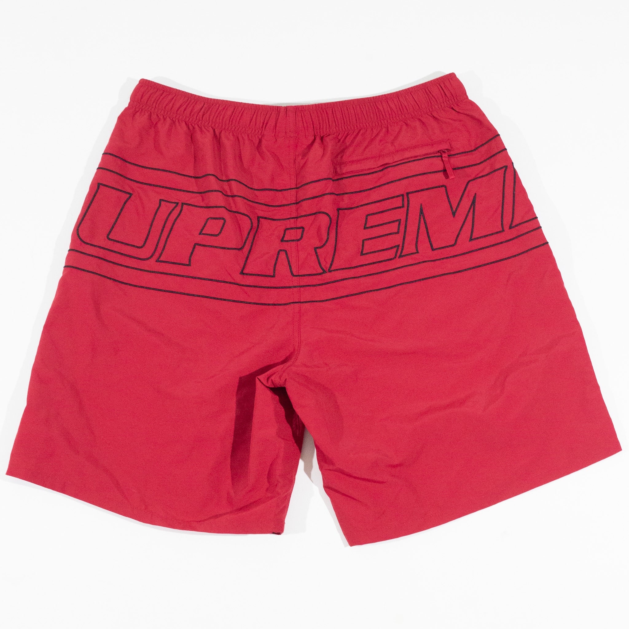 Bermuda Supreme Big Logo Nylon Vermelho