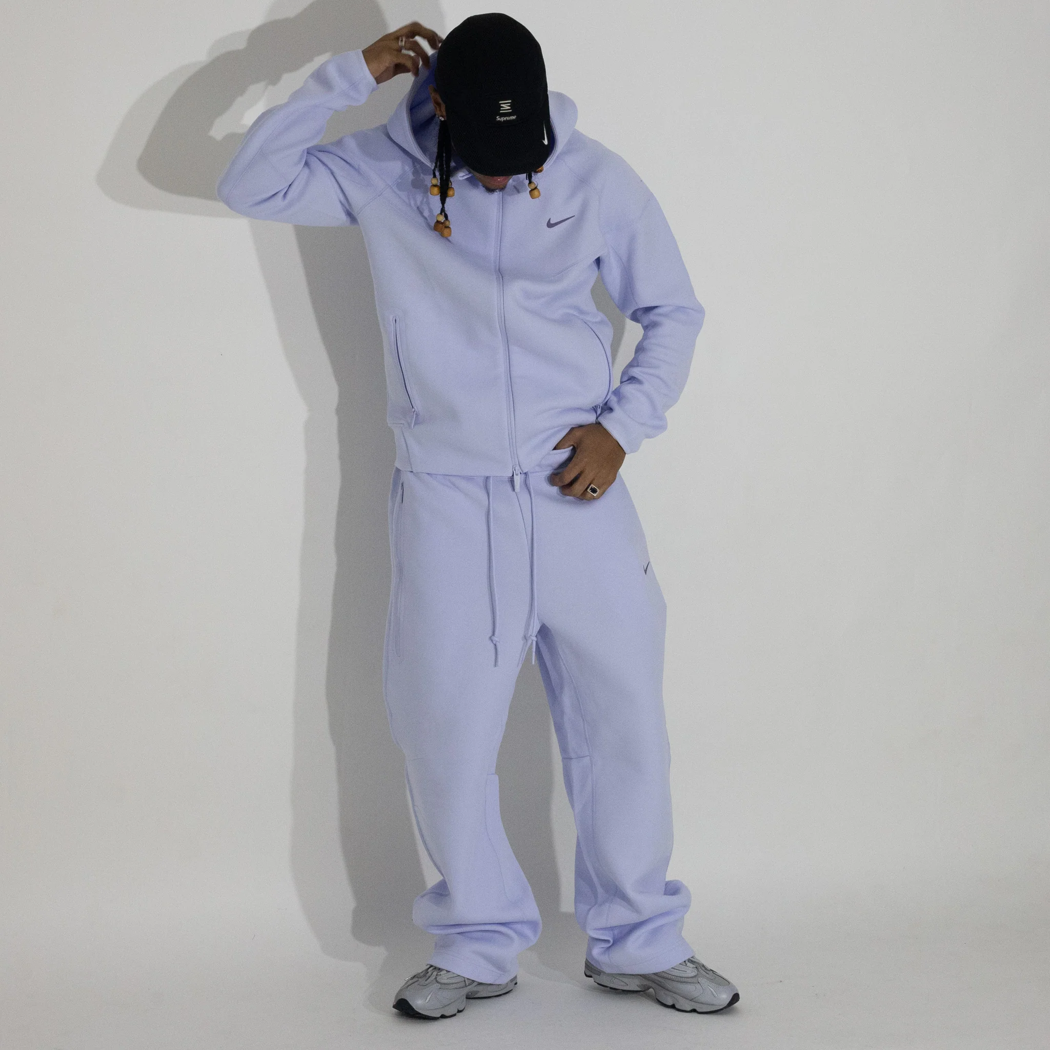Conjunto Nike x Nocta Tech Fleece Azul Bebe