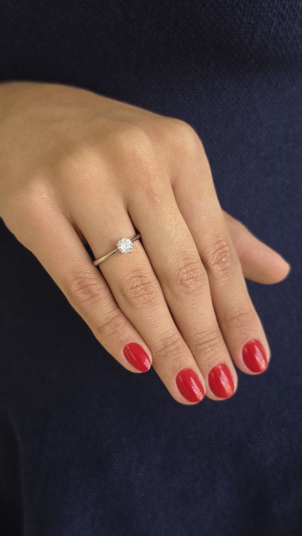 Solitario Moissanite