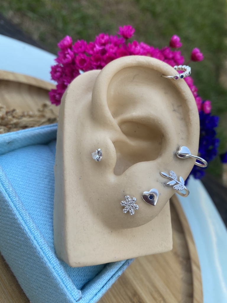 Piercing de Trágus Coração