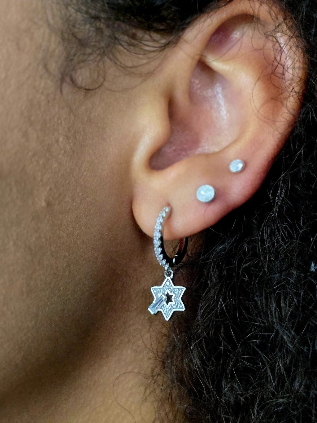 Brinco Argolinha Estrela