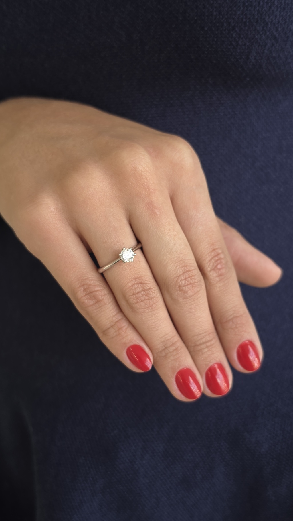 Solitario Moissanite