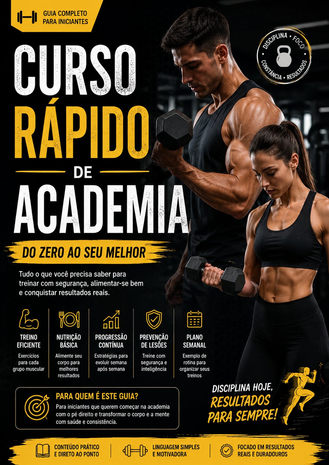 E-book Curso Rápido de Academia em formato PDF