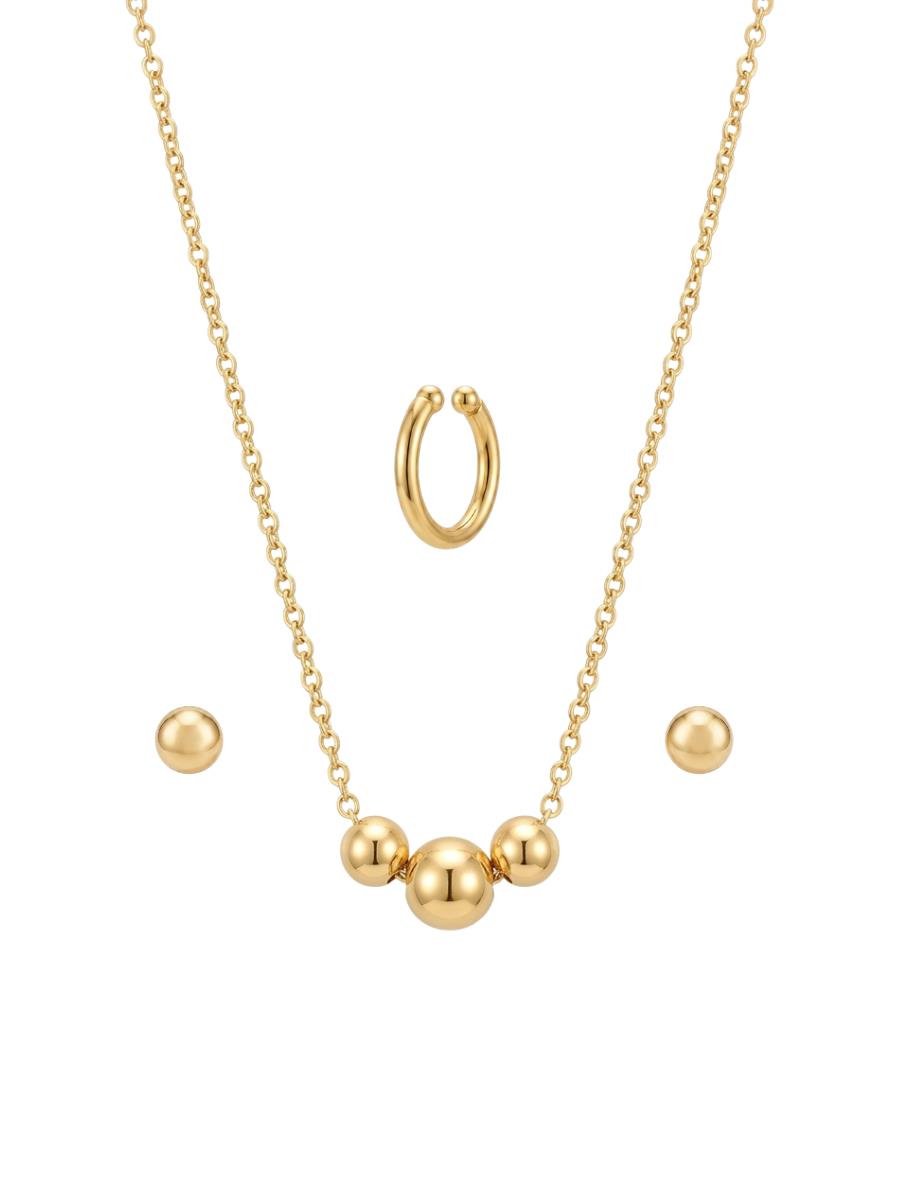Mix Conjunto Bola Lisa com Piercing Fake