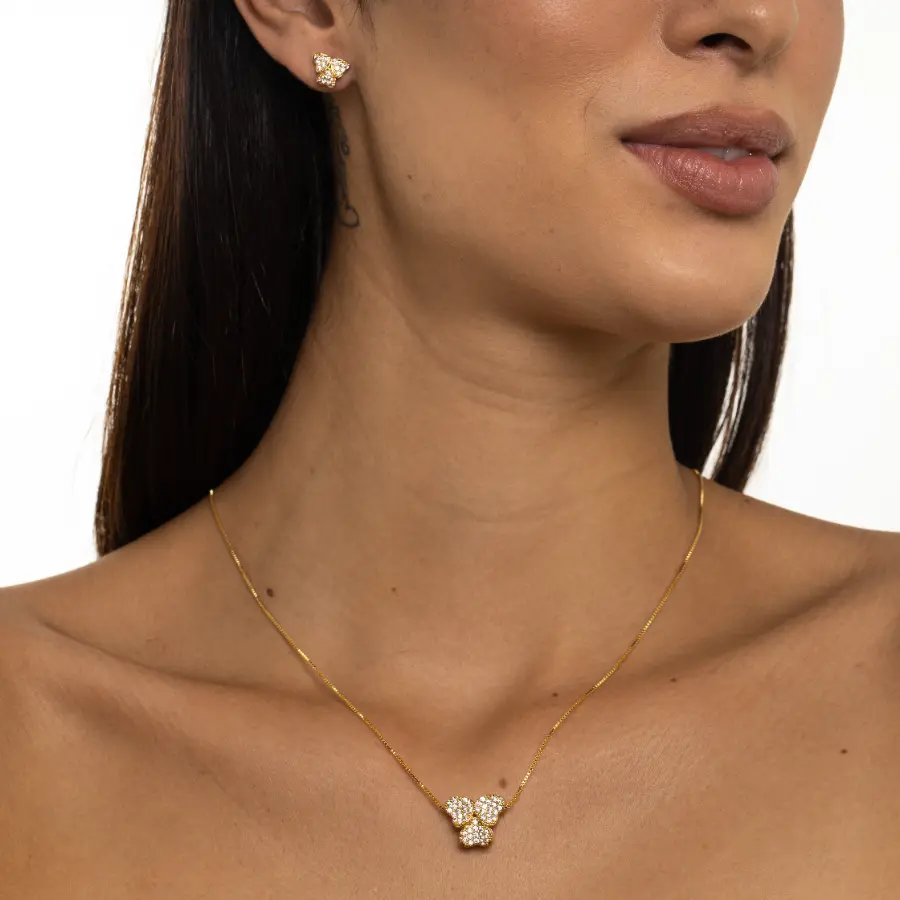 Conjunto trio de coração
