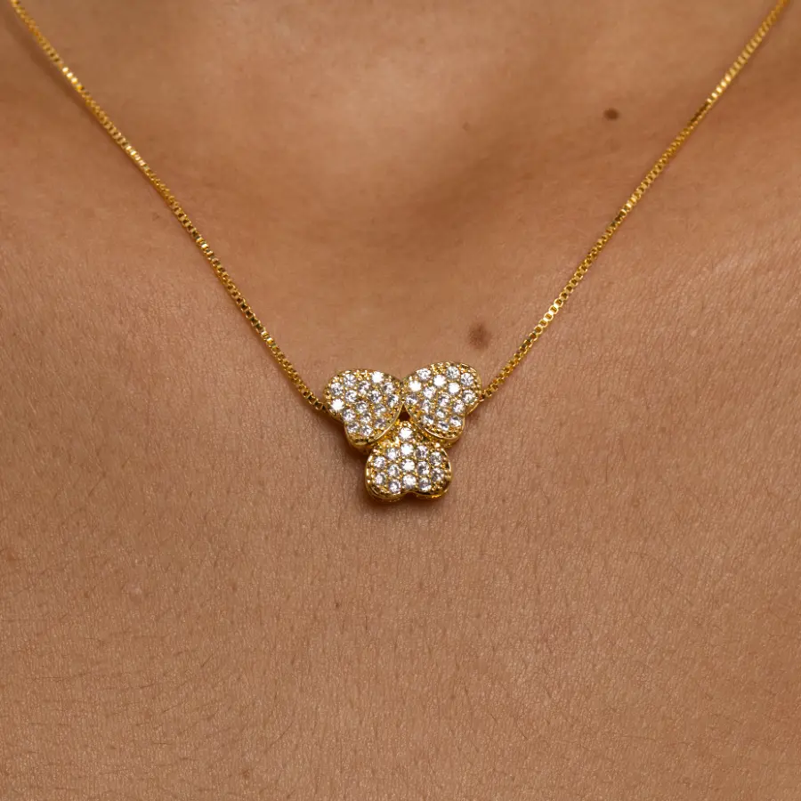 Conjunto trio de coração