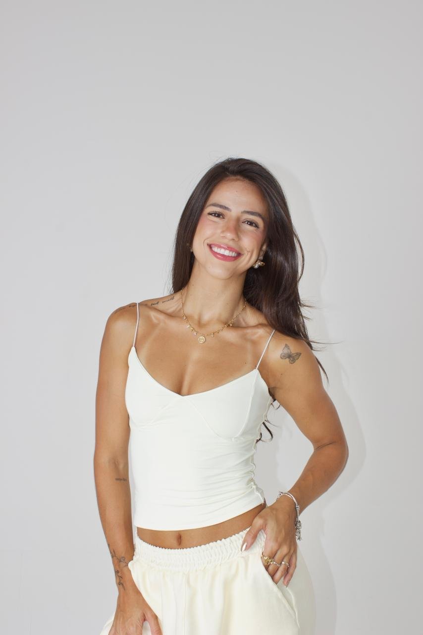 Blusa Alcinha Decote em V