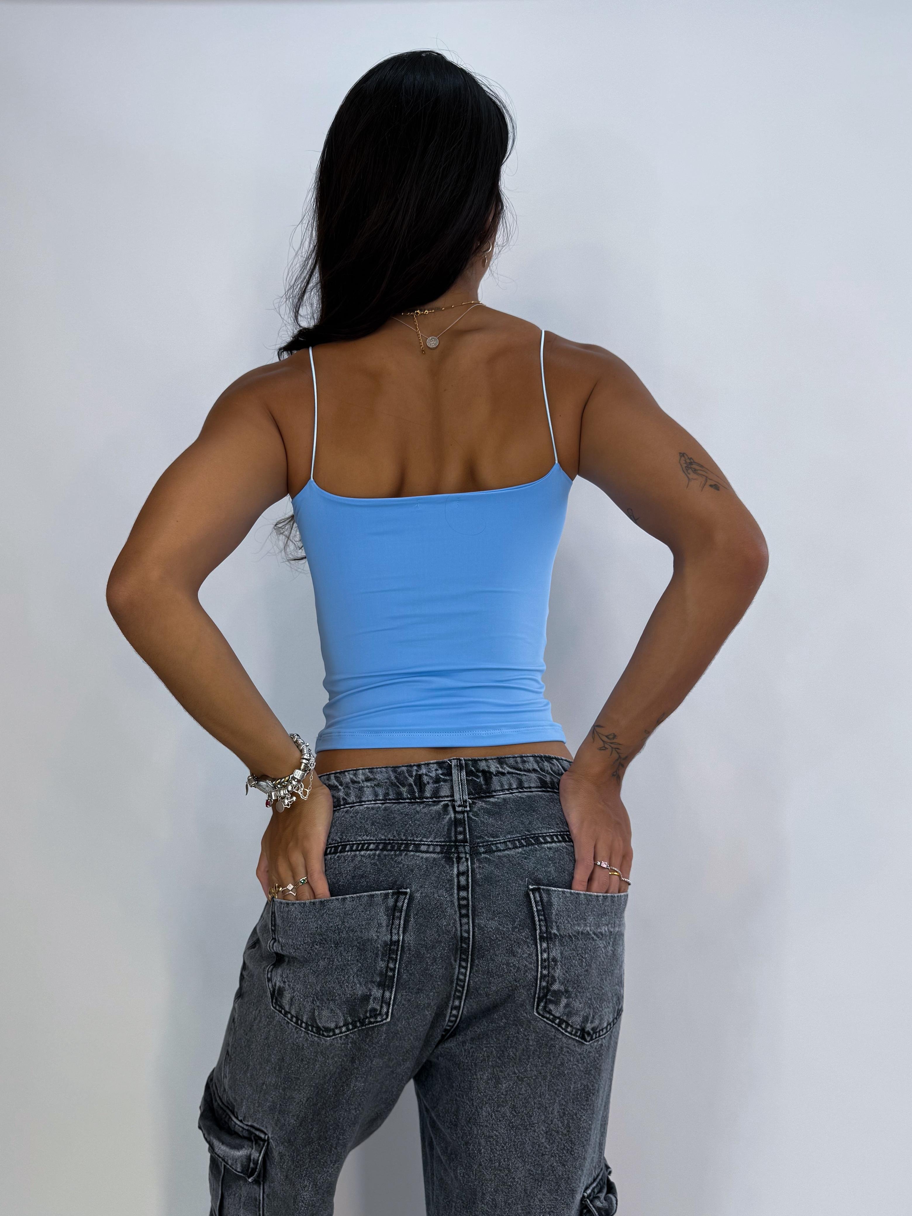 Blusa Alcinha Decote em V
