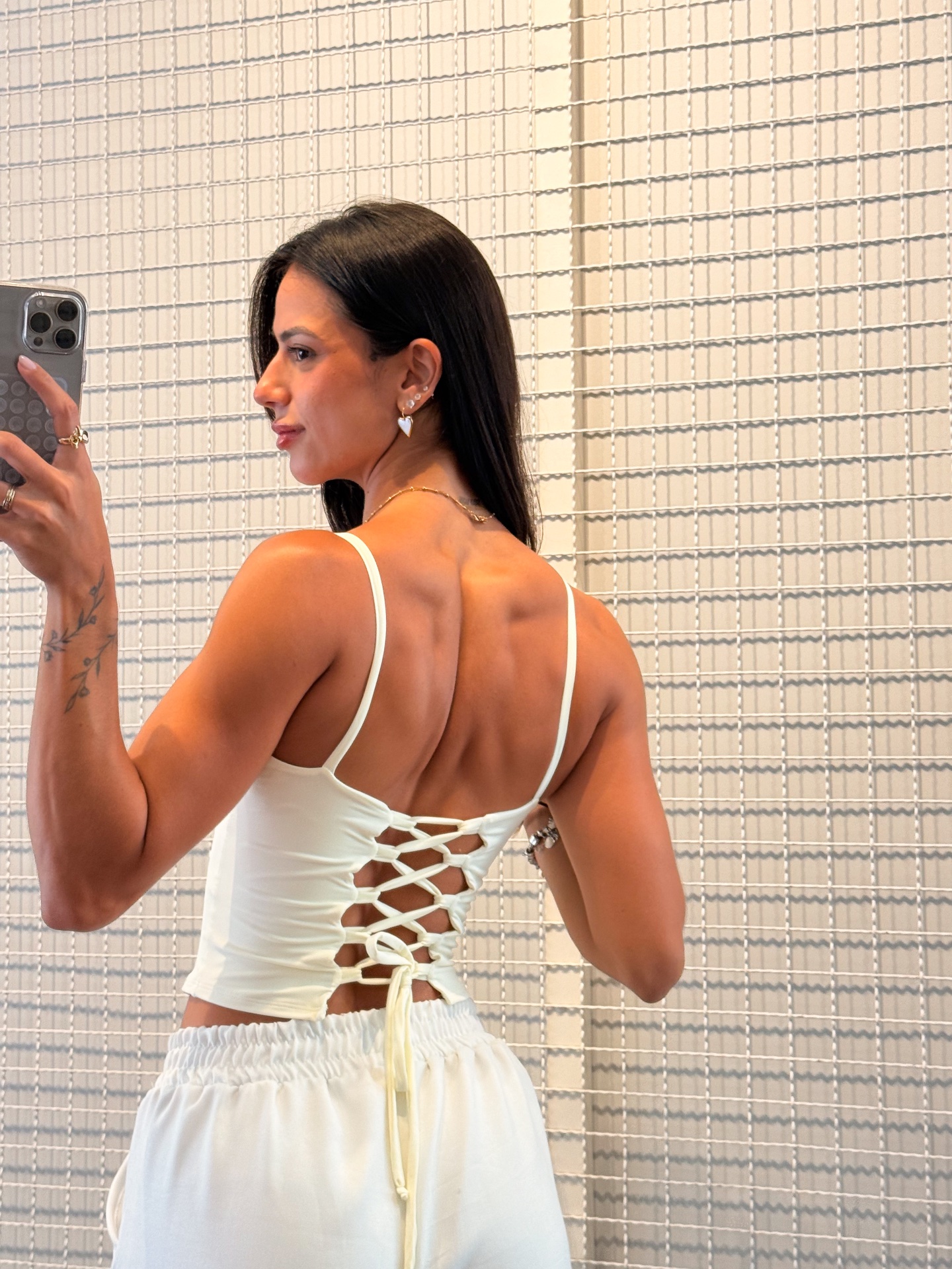 Blusa Corset Trançada