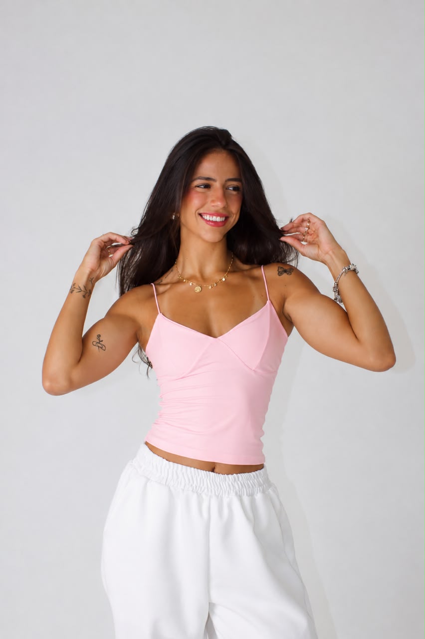 Blusa Alcinha Decote em V
