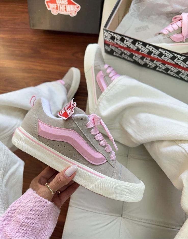 Vans Knu Cinza/Rosa