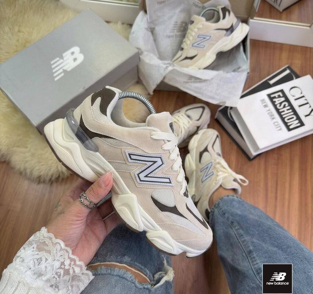 New Balance 9060 Creme/Preto