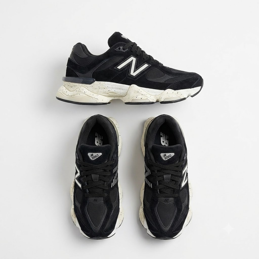 New Balance 9060 Preto Creme