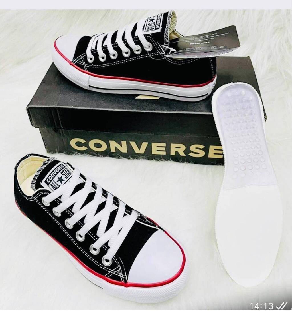All Star Preto Lona