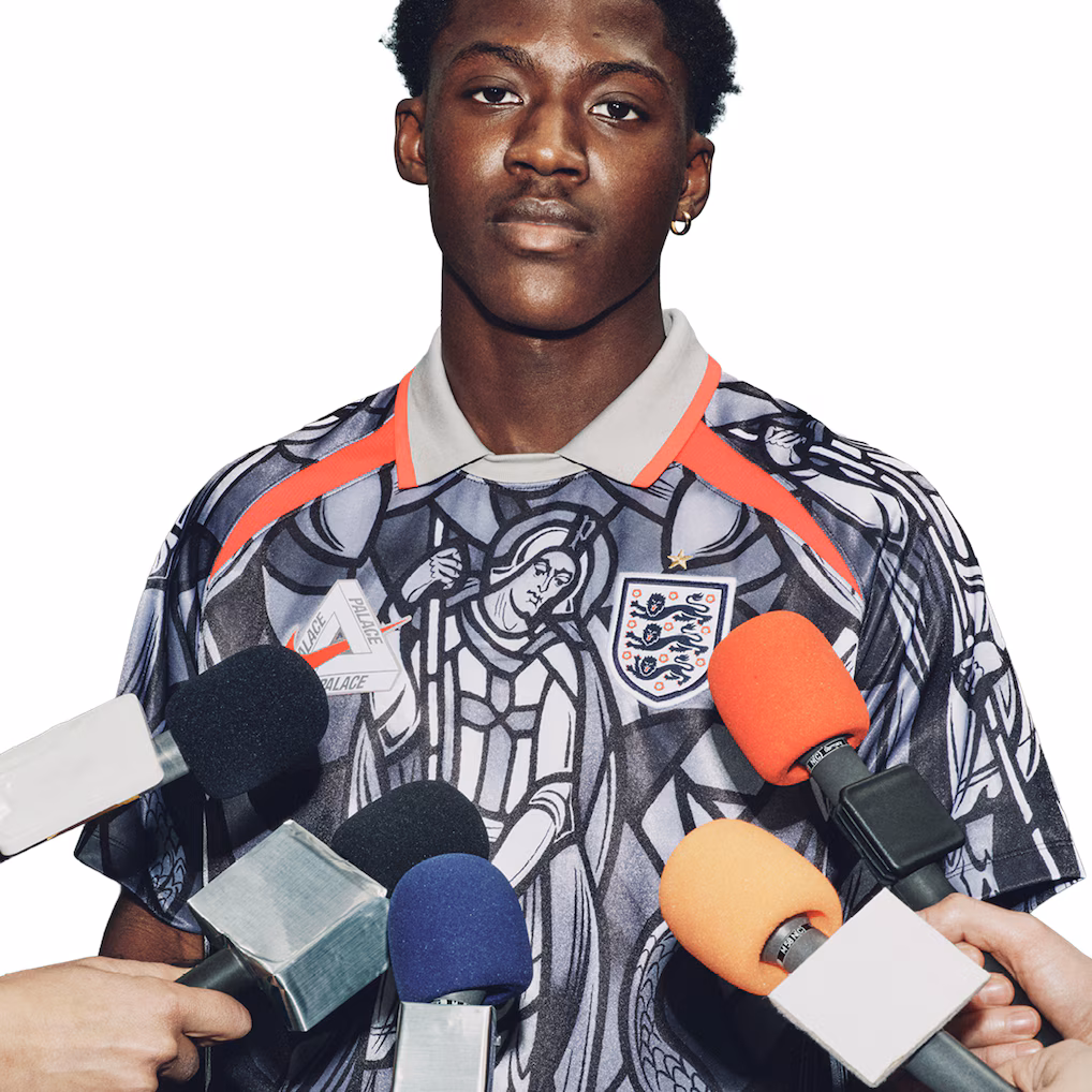 Camiseta England Nike x Palace Jersey - Pewter Grey