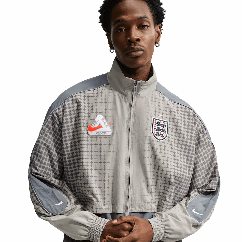 Conjunto England Nike x Palace Solo Swoosh - Pewter Grey