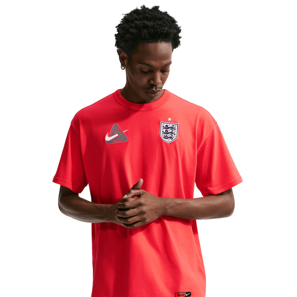 Camiseta England Nike x Palace Premium - Vermelha